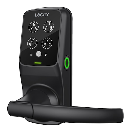 Lockly Secure Plus Latch Edition, Matte Black PGD628FMB